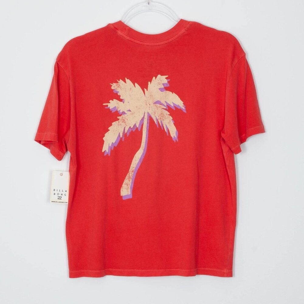 Billabong Eco Rockers La Playa Graphic Tee Shirt NWT Womens Size XS - Picture 6 of 7